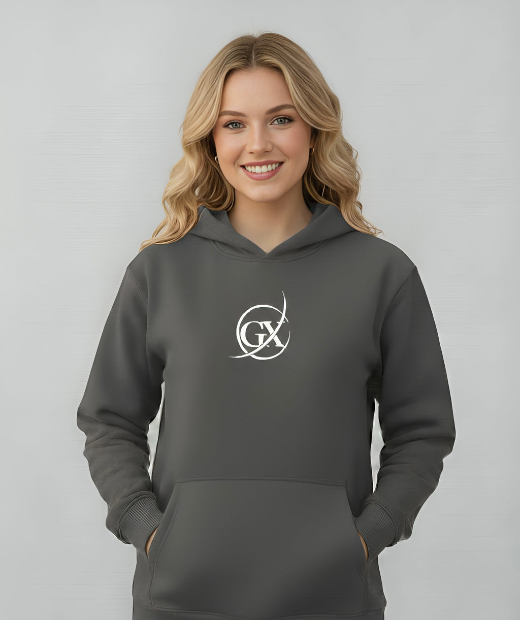 GX Special Signature Unisex Midweight Softstyle Premium Charcoal Fleece Hoodie