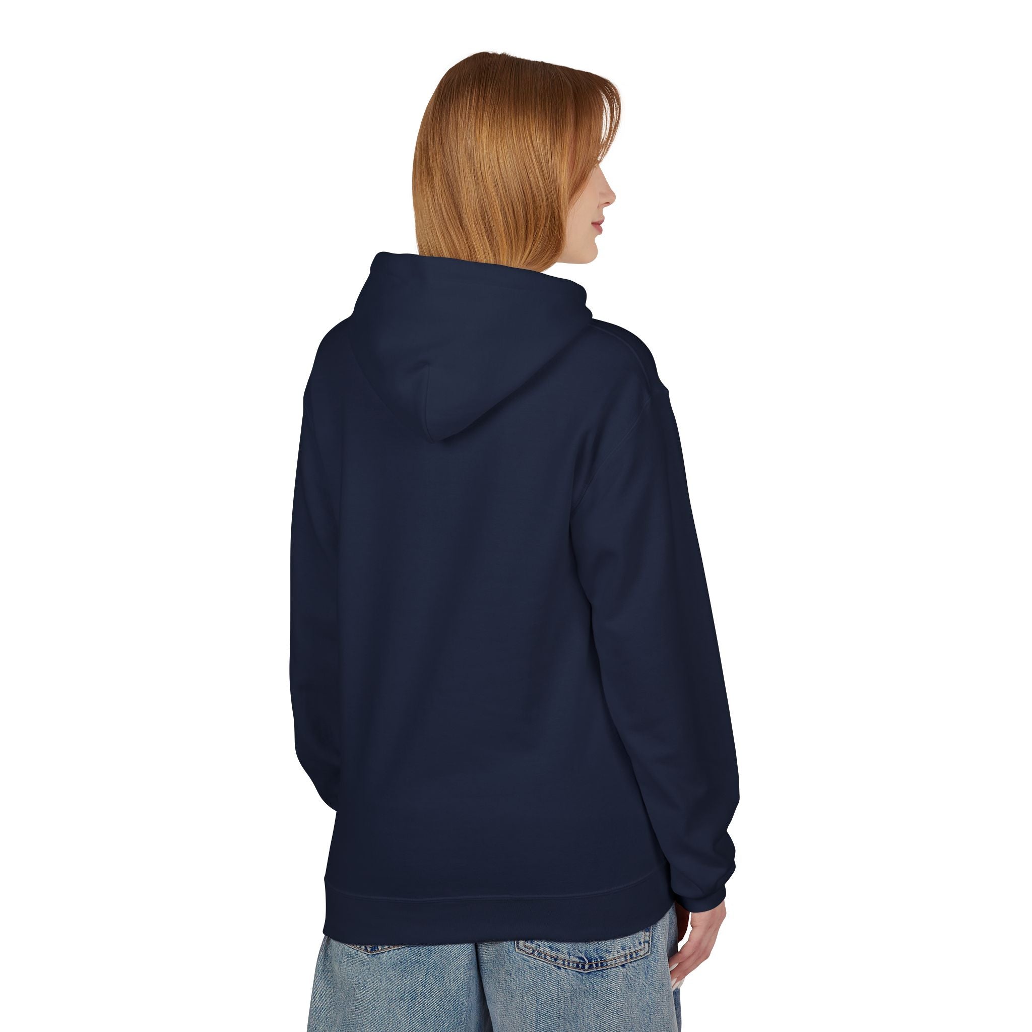 GX Special Signature Navy Blue Unisex Midweight Softstyle Fleece Hoodie