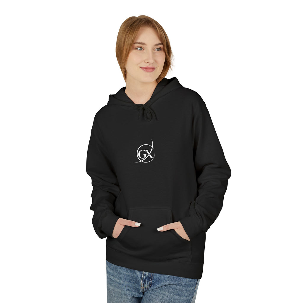 GX Special Signature Unisex Midweight Softstyle Premium Black Fleece Hoodie