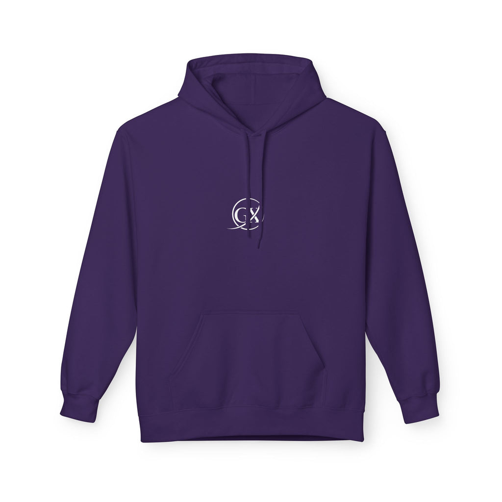 GX Special Signature Unisex Softstyle Premium Purple Fleece Hoodie