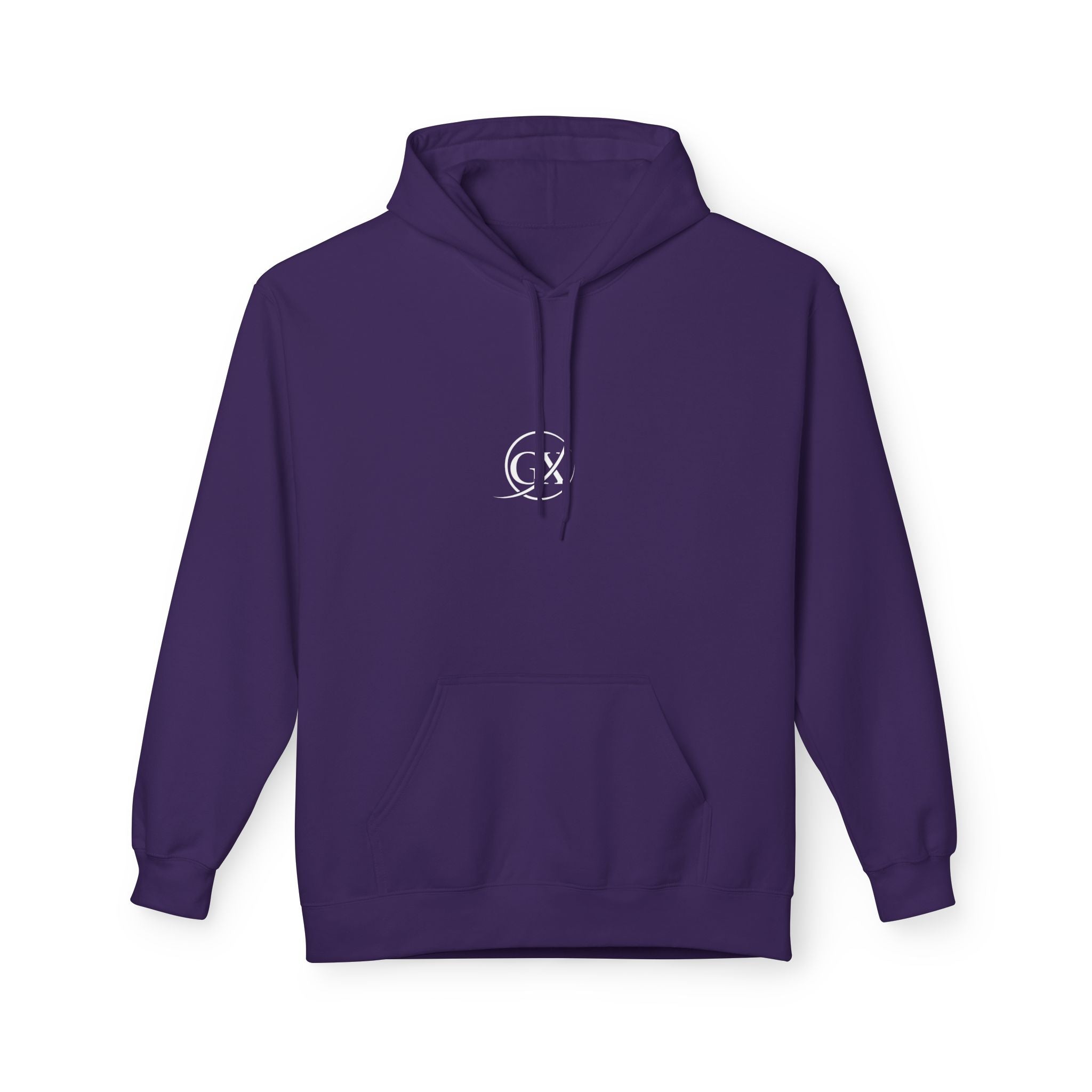 GX Special Signature Unisex Softstyle Premium Purple Fleece Hoodie