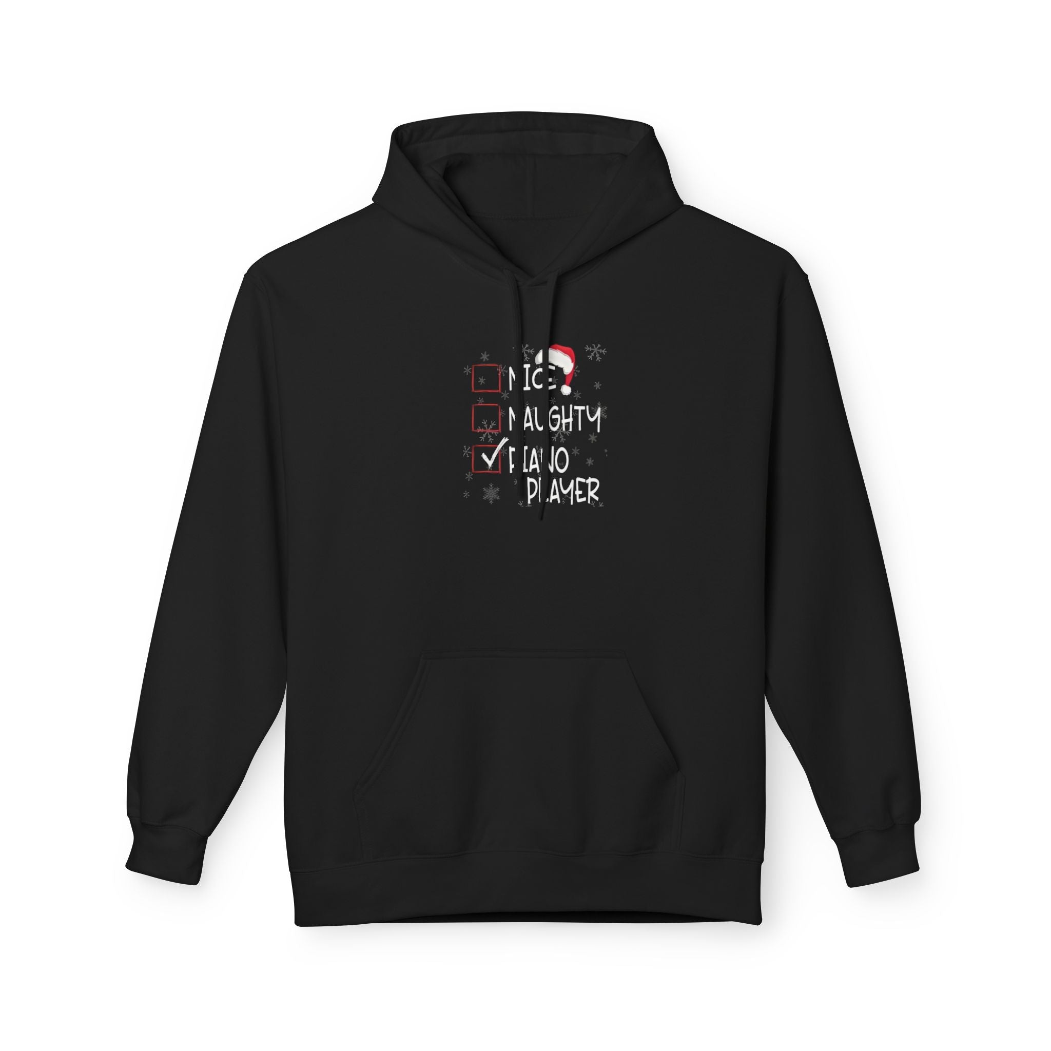 black Unisex Midweight Softstyle Fleece Hoodie