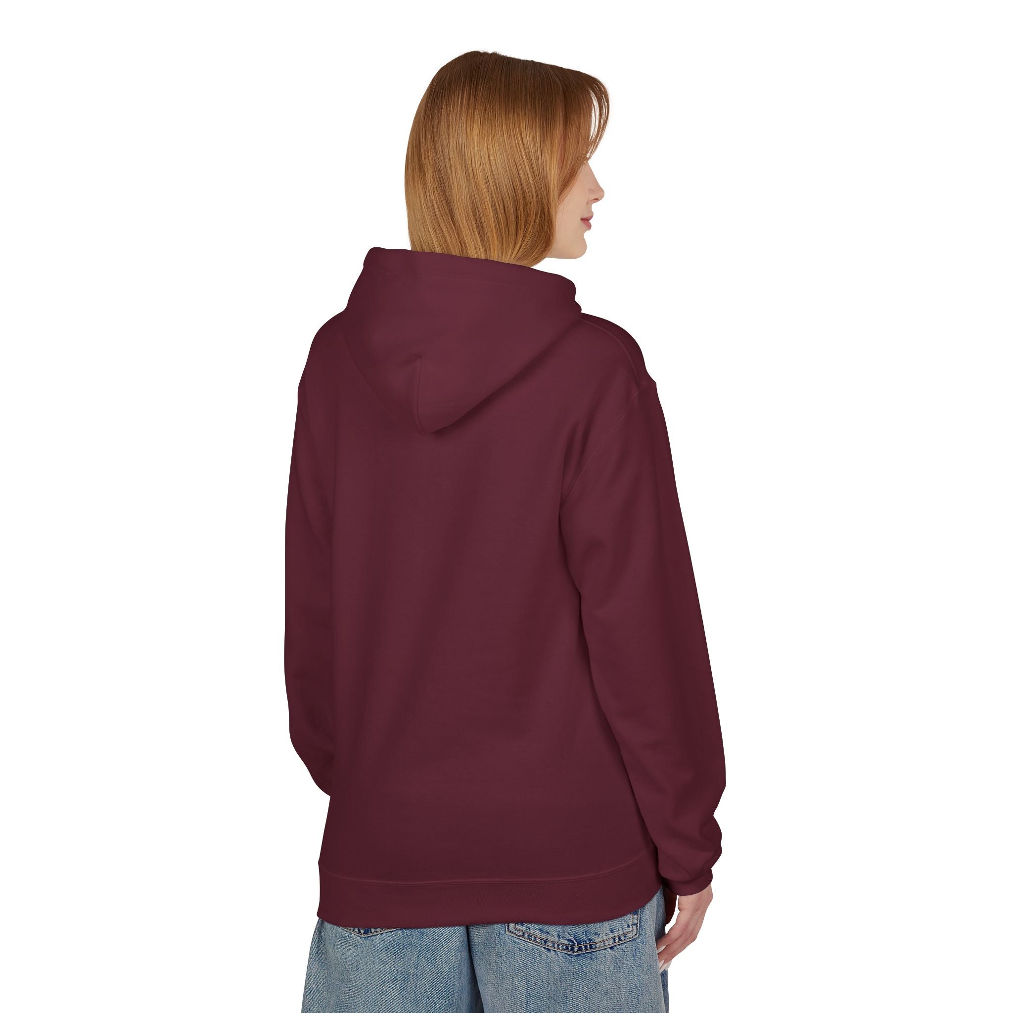 GX Special Signature Unisex Midweight Softstyle Premium Maroon Fleece Hoodie