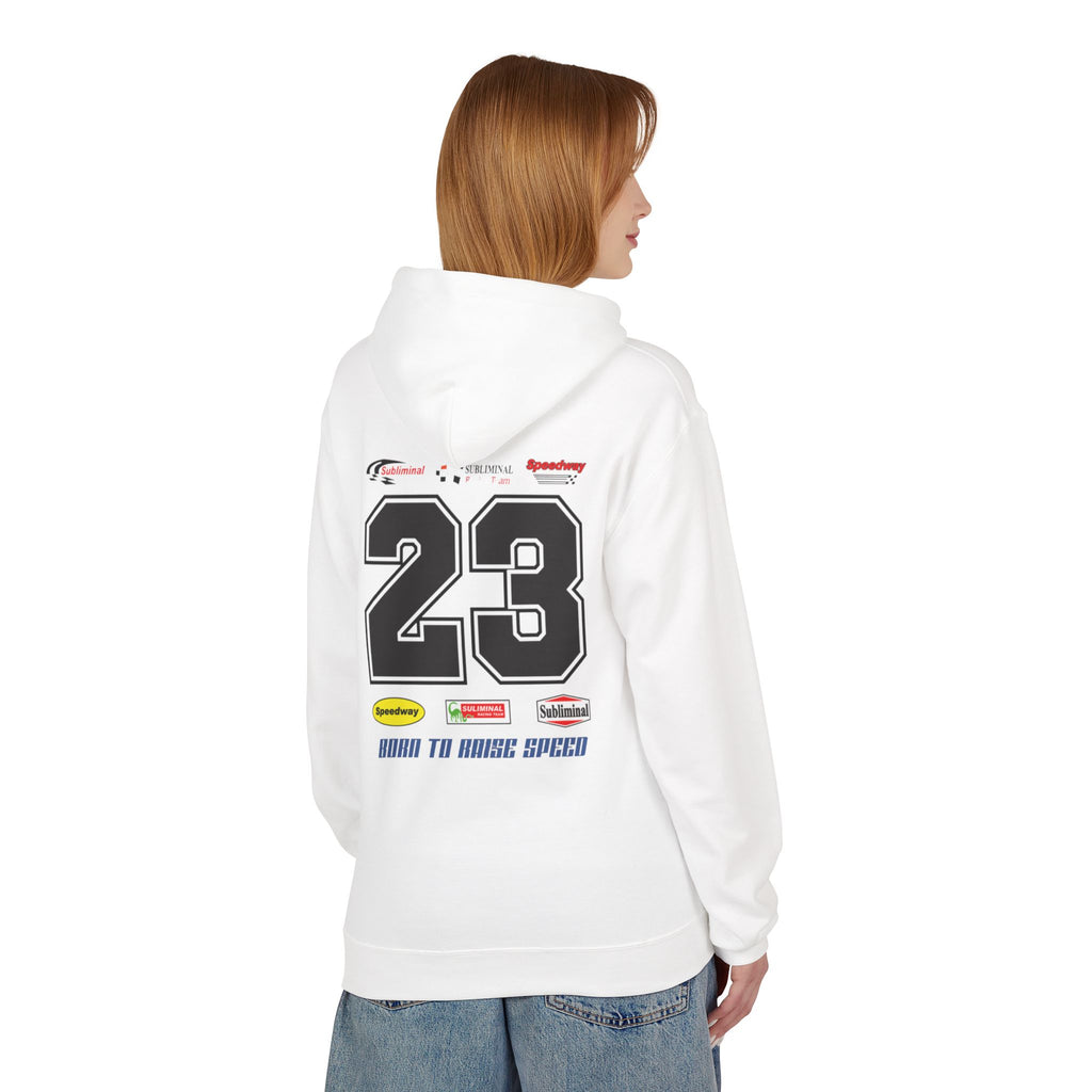Urban 23 White Unisex Midweight Softstyle Fleece Hoodie