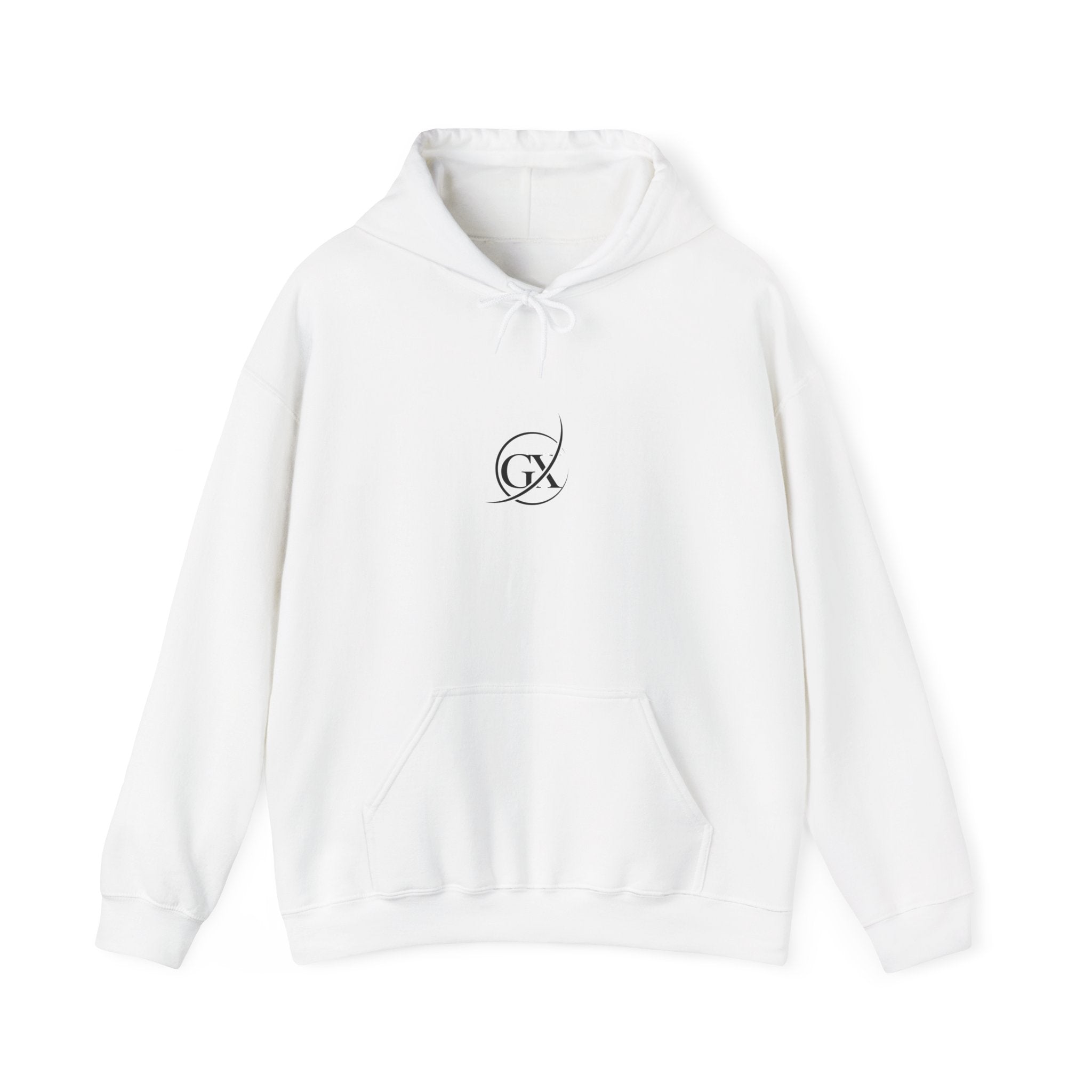 GX Special Signature Unisex Heavy Blend Premium White Hoodie