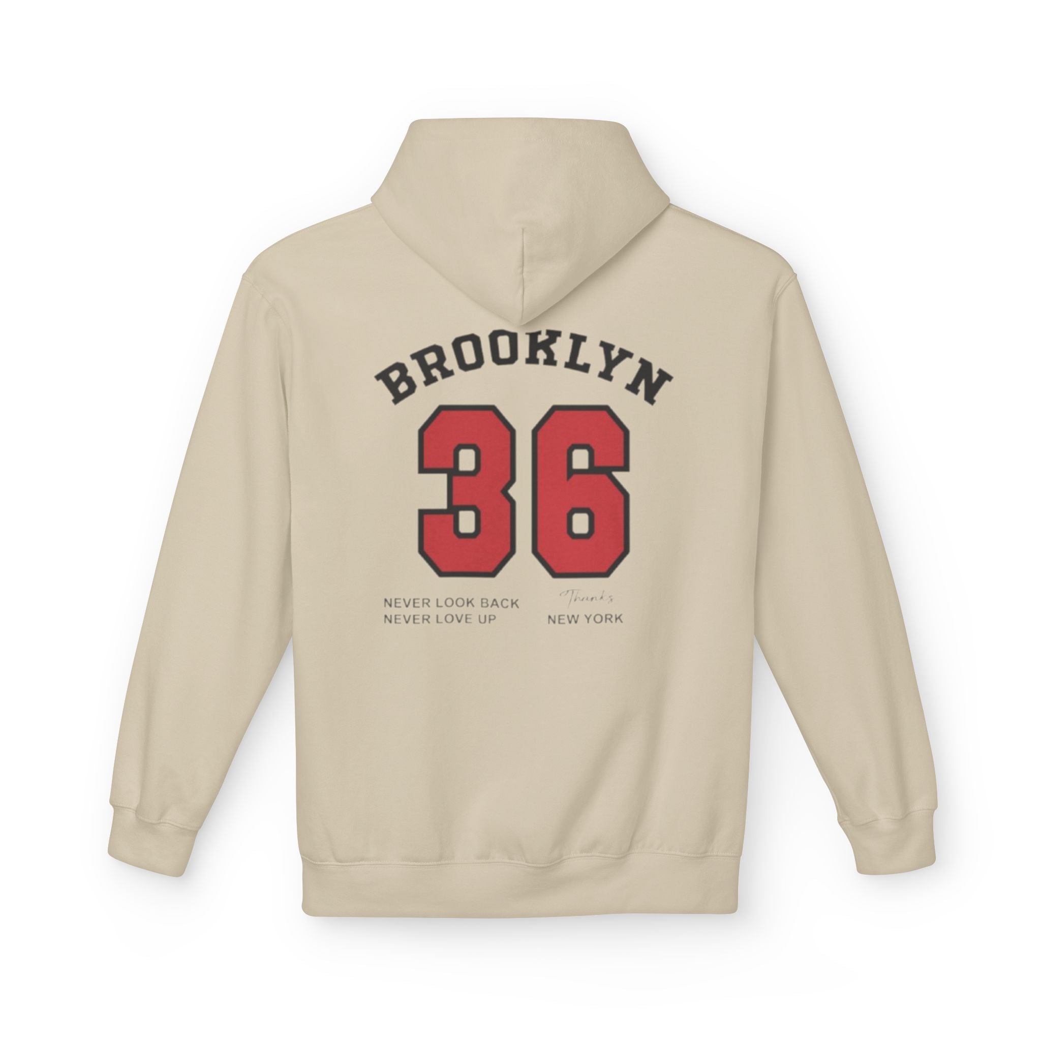 Brooklyn 36 Varsity Unisex Midweight Softstyle Fleece Hoodie