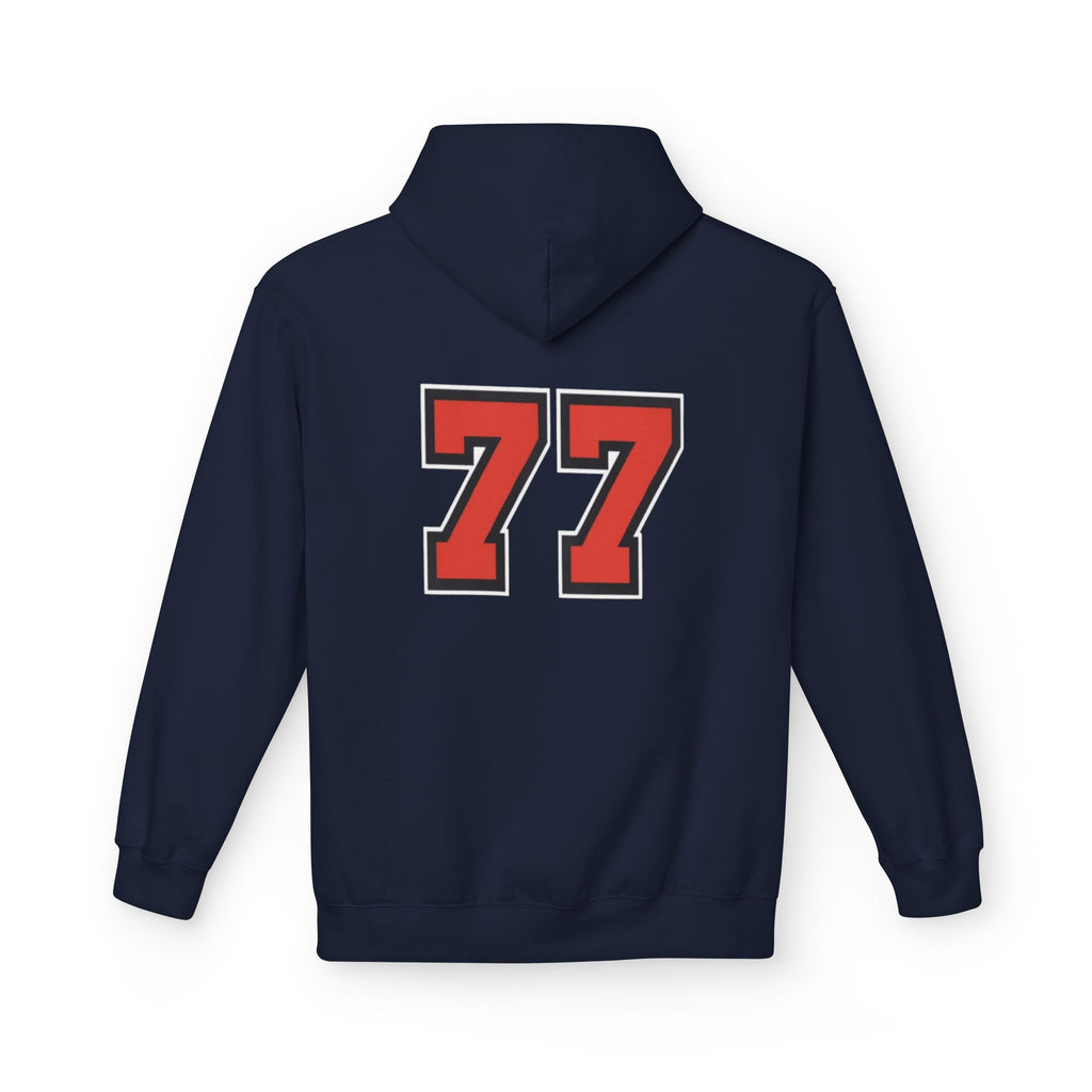 Navy Blue 77 Urban Unisex Midweight Softstyle Fleece Hoodie
