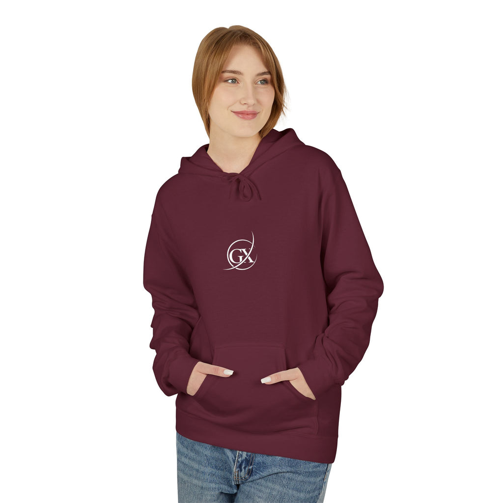 GX Special Signature Unisex Midweight Softstyle Premium Maroon Fleece Hoodie