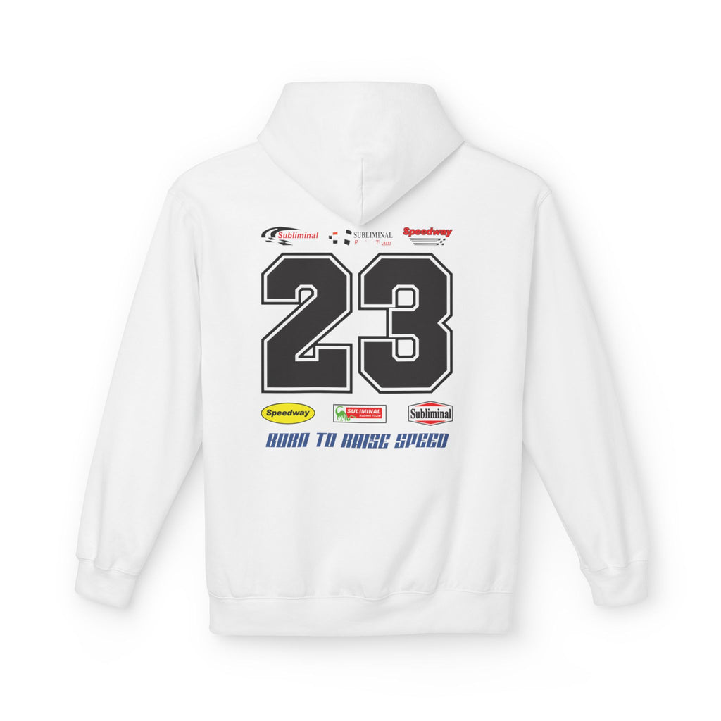 Urban 23 White Unisex Midweight Softstyle Fleece Hoodie