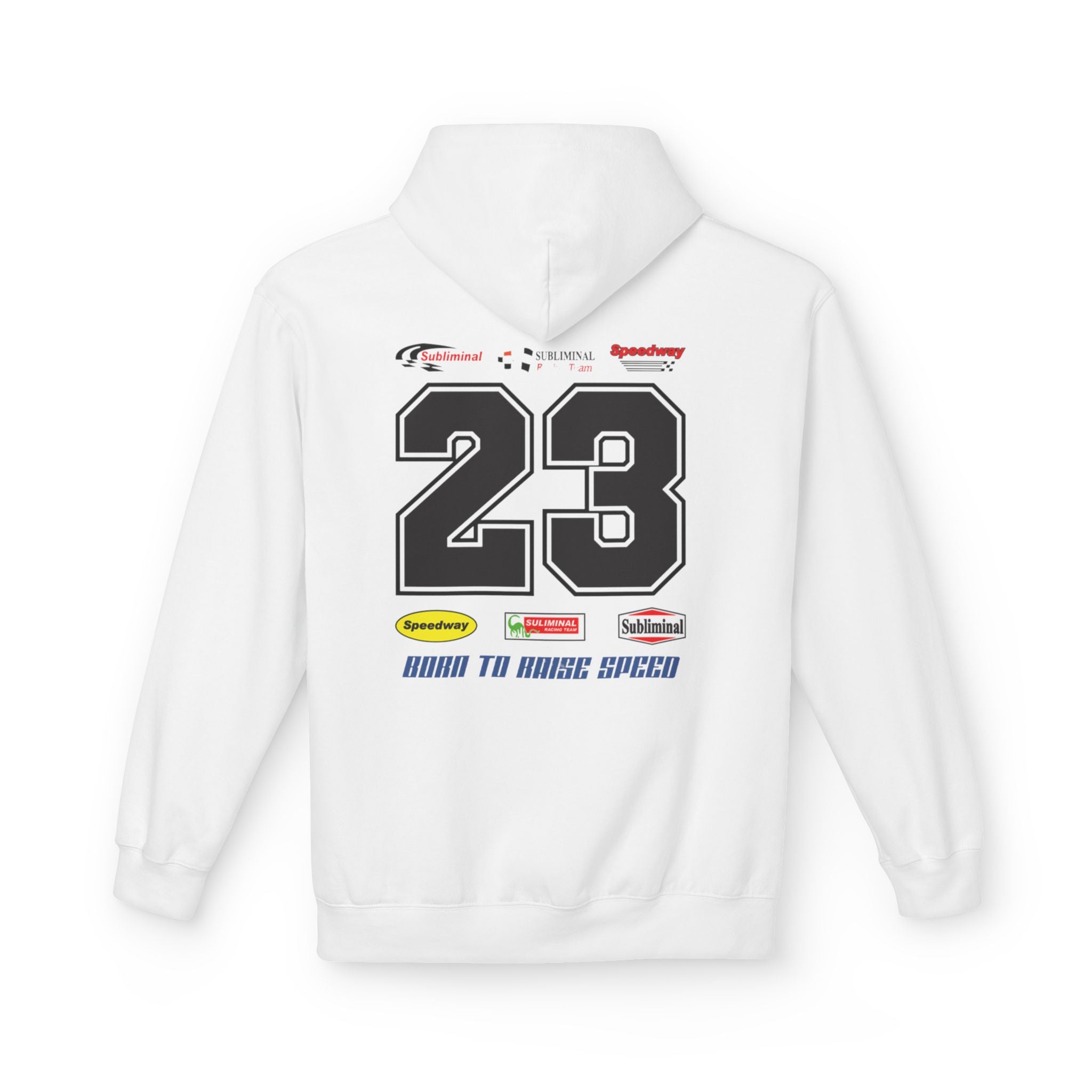 Urban 23 White Unisex Midweight Softstyle Fleece Hoodie