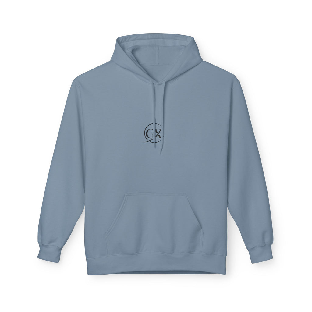GX Special Signature Unisex Midweight Softstyle Premium Stone blue Fleece Hoodie