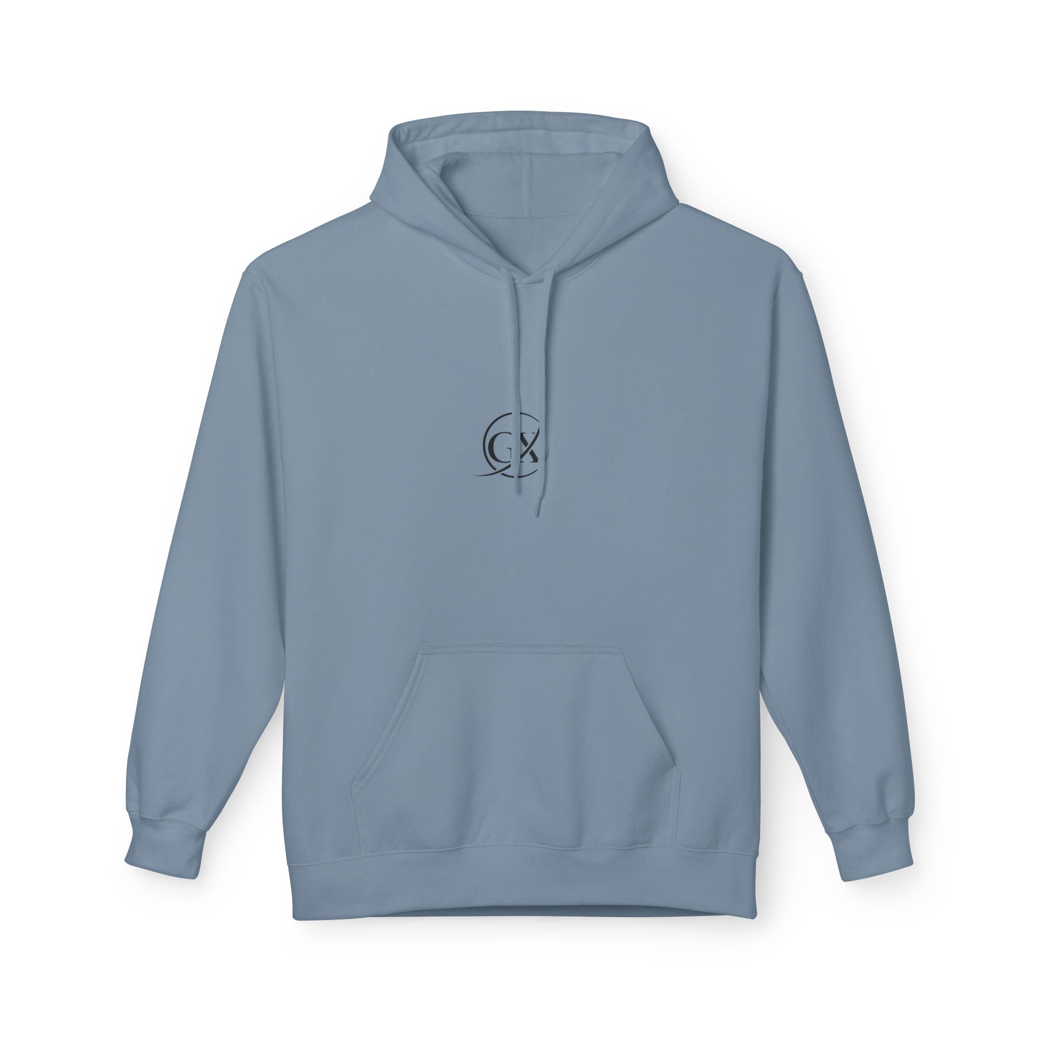 GX Special Signature Unisex Midweight Softstyle Premium Stone blue Fleece Hoodie