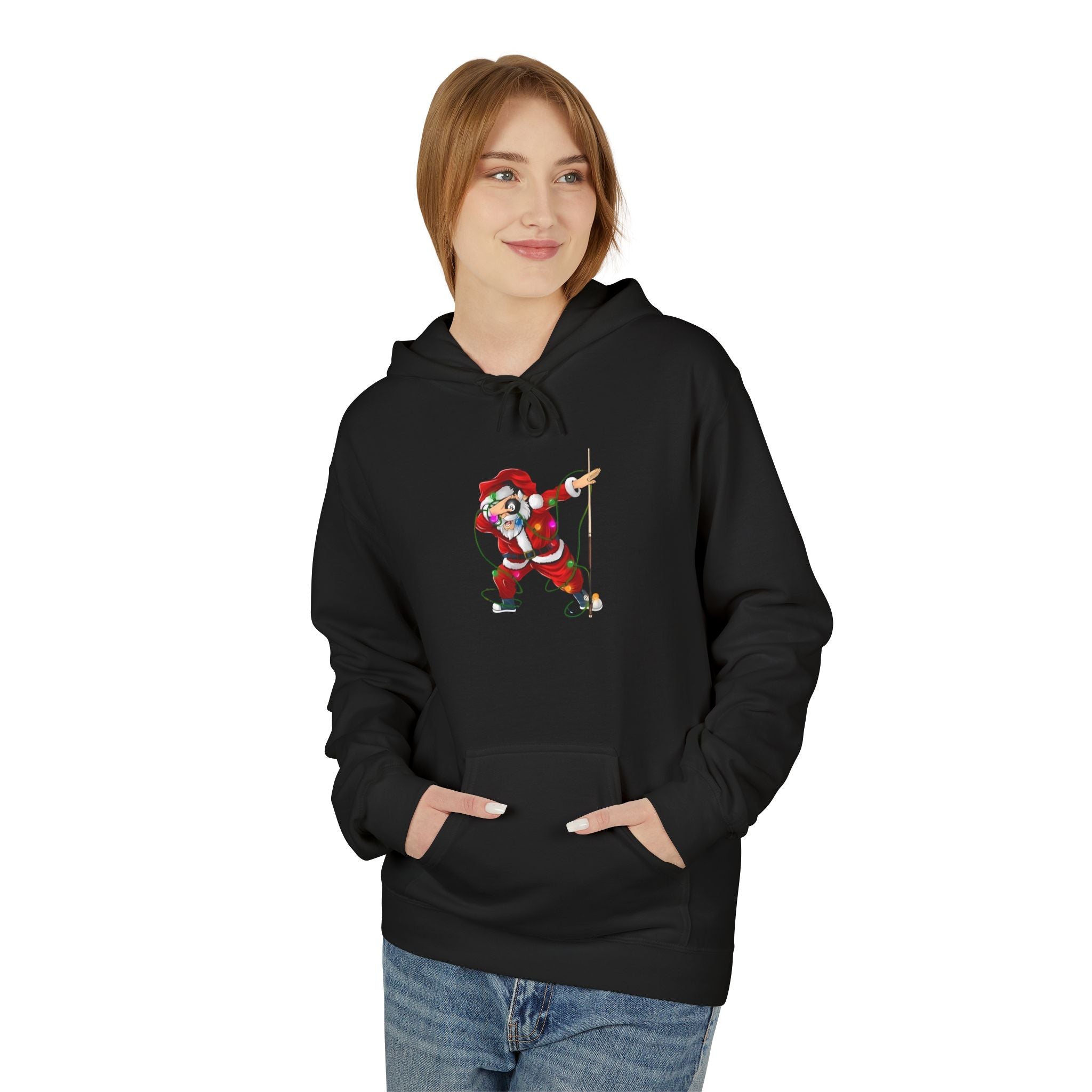 Santa Street Drip – Unisex Midweight Softstyle Fleece Hoodie