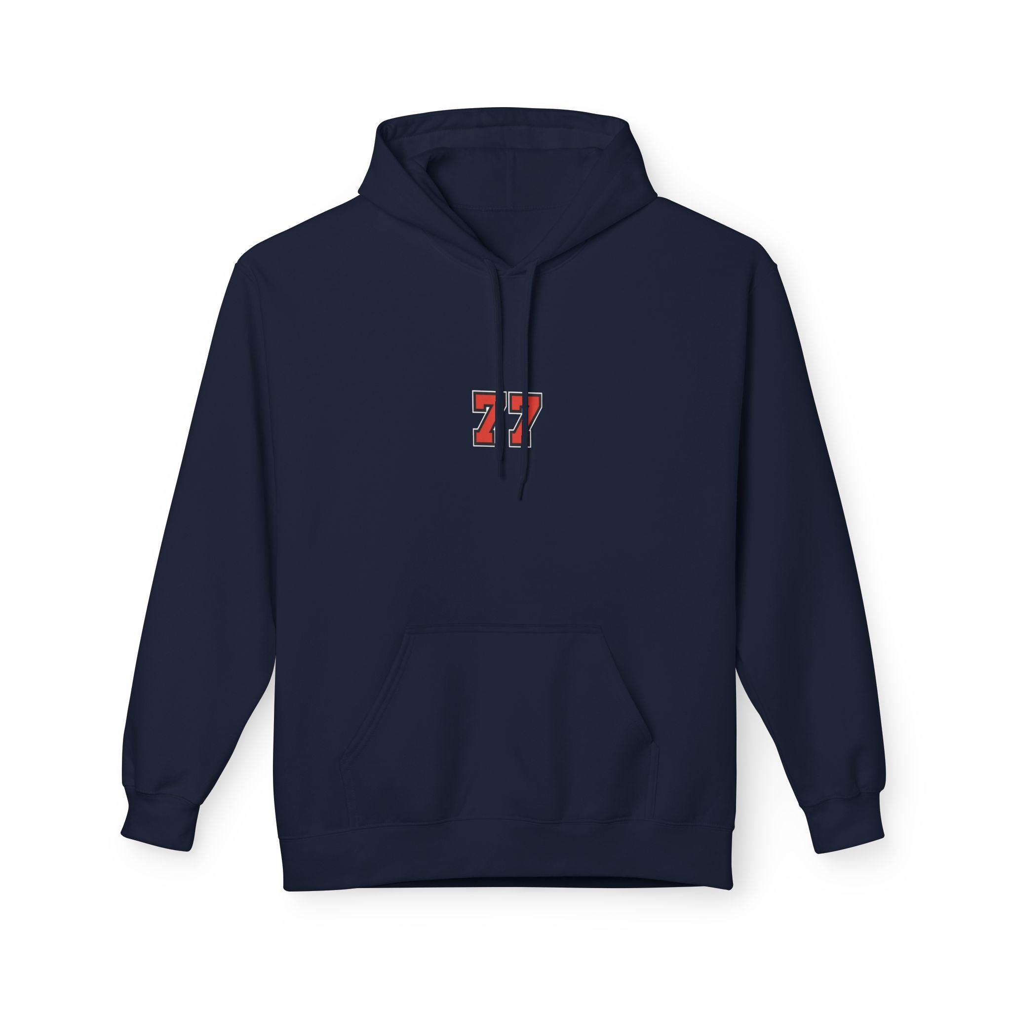 Navy Blue 77 Urban Unisex Midweight Softstyle Fleece Hoodie