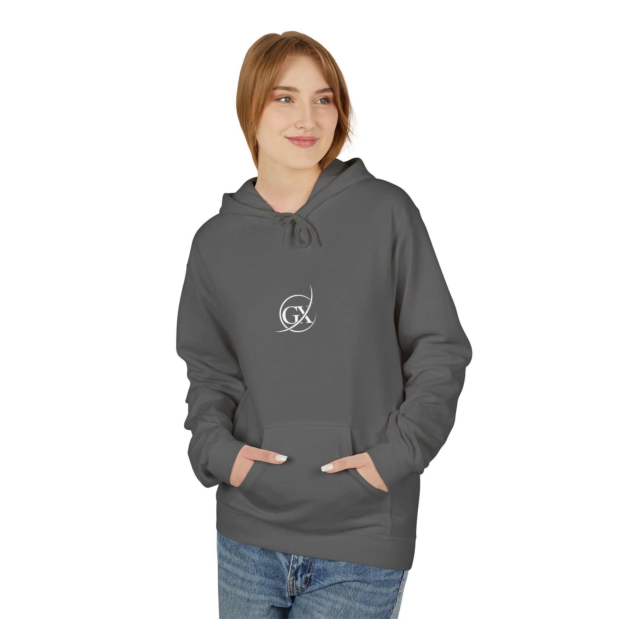 GX Special Signature Unisex Midweight Softstyle Premium Charcoal Fleece Hoodie