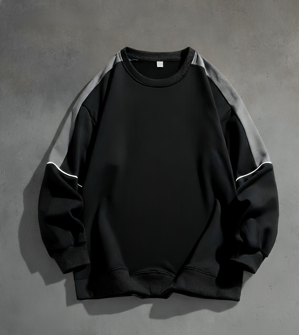 New Men's Long-sleeve Crewneck Pullover Hoodie