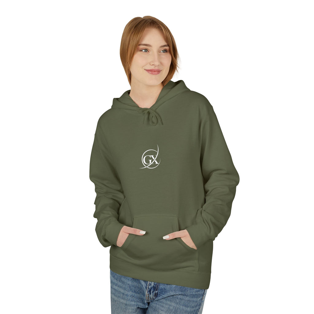 GX Special Signature Unisex Midweight Softstyle Premium Military Green Fleece Hoodie
