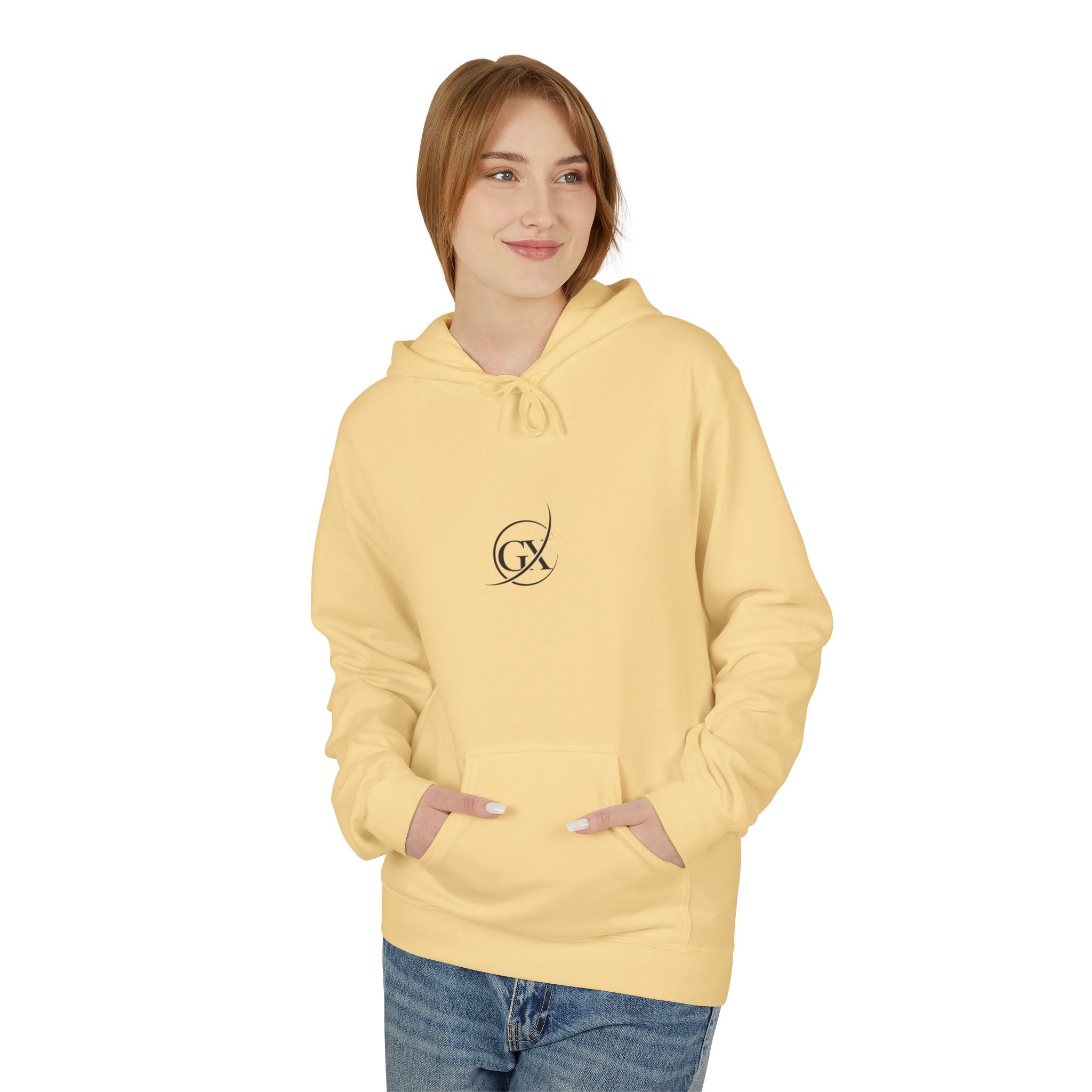 GX Special Signature Unisex  Softstyle Premium Yellow Haze Fleece Hoodie