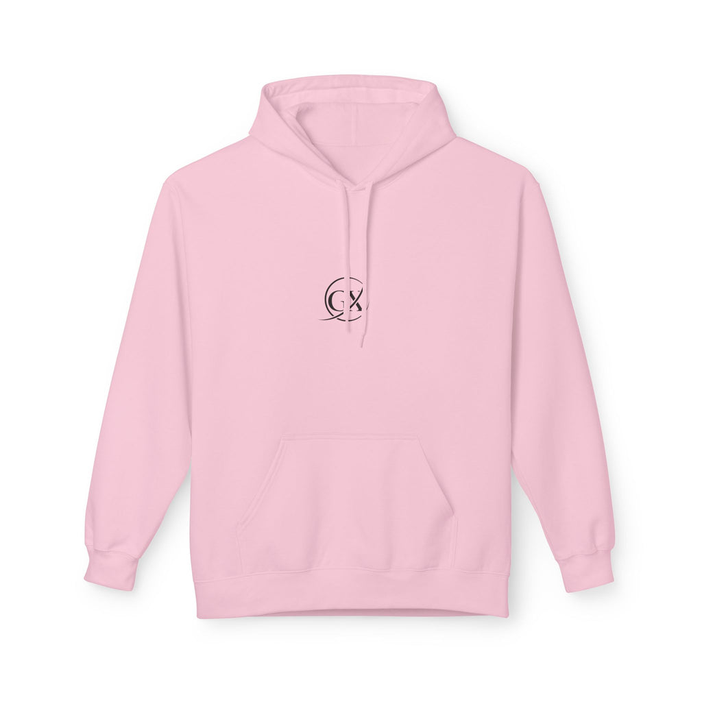 GX Special Signature Unisex Softstyle Premium Light Pink Fleece Hoodie