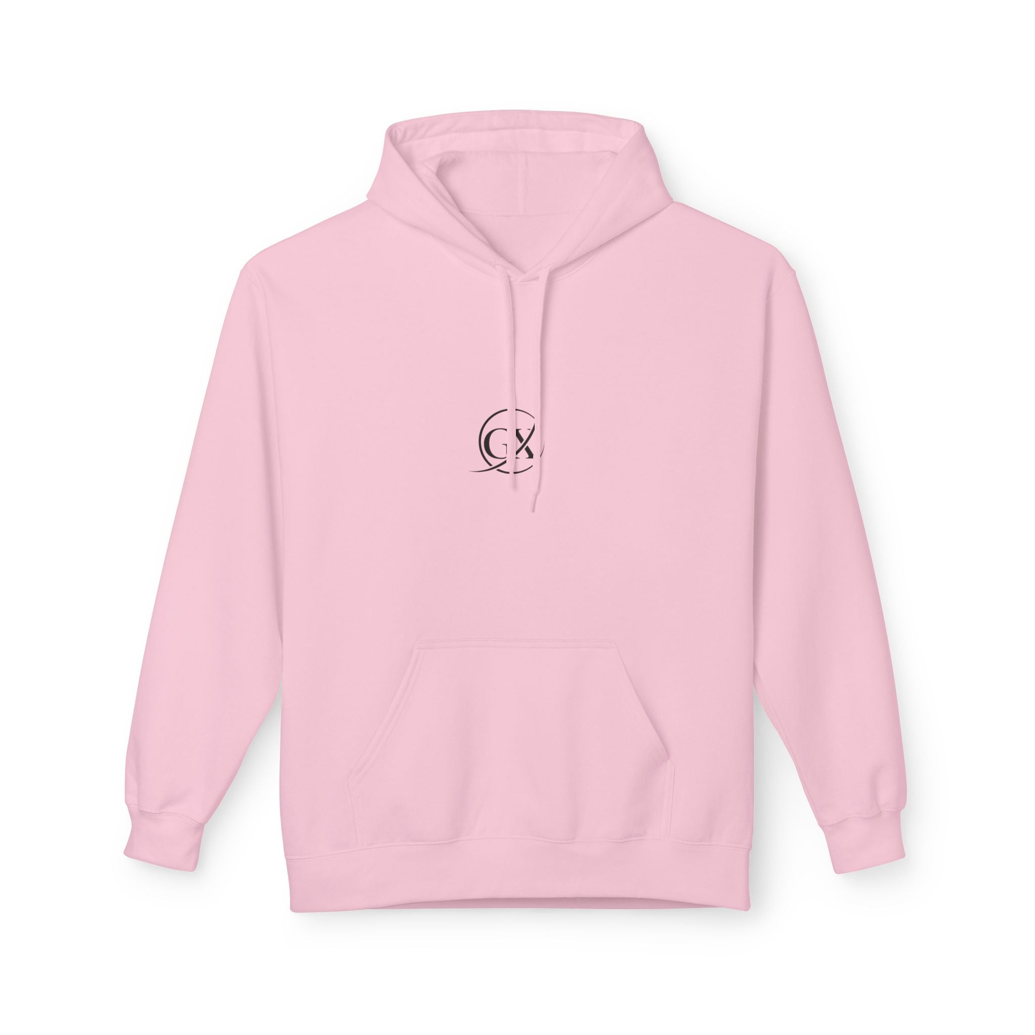 GX Special Signature Unisex Softstyle Premium Light Pink Fleece Hoodie