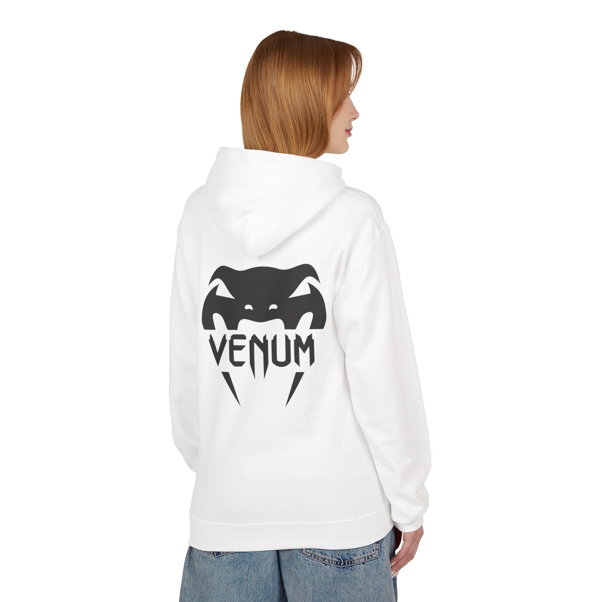 Venum Inspired Unisex Midweight Softstyle Fleece Hoodie Athletic Fit Streetwear