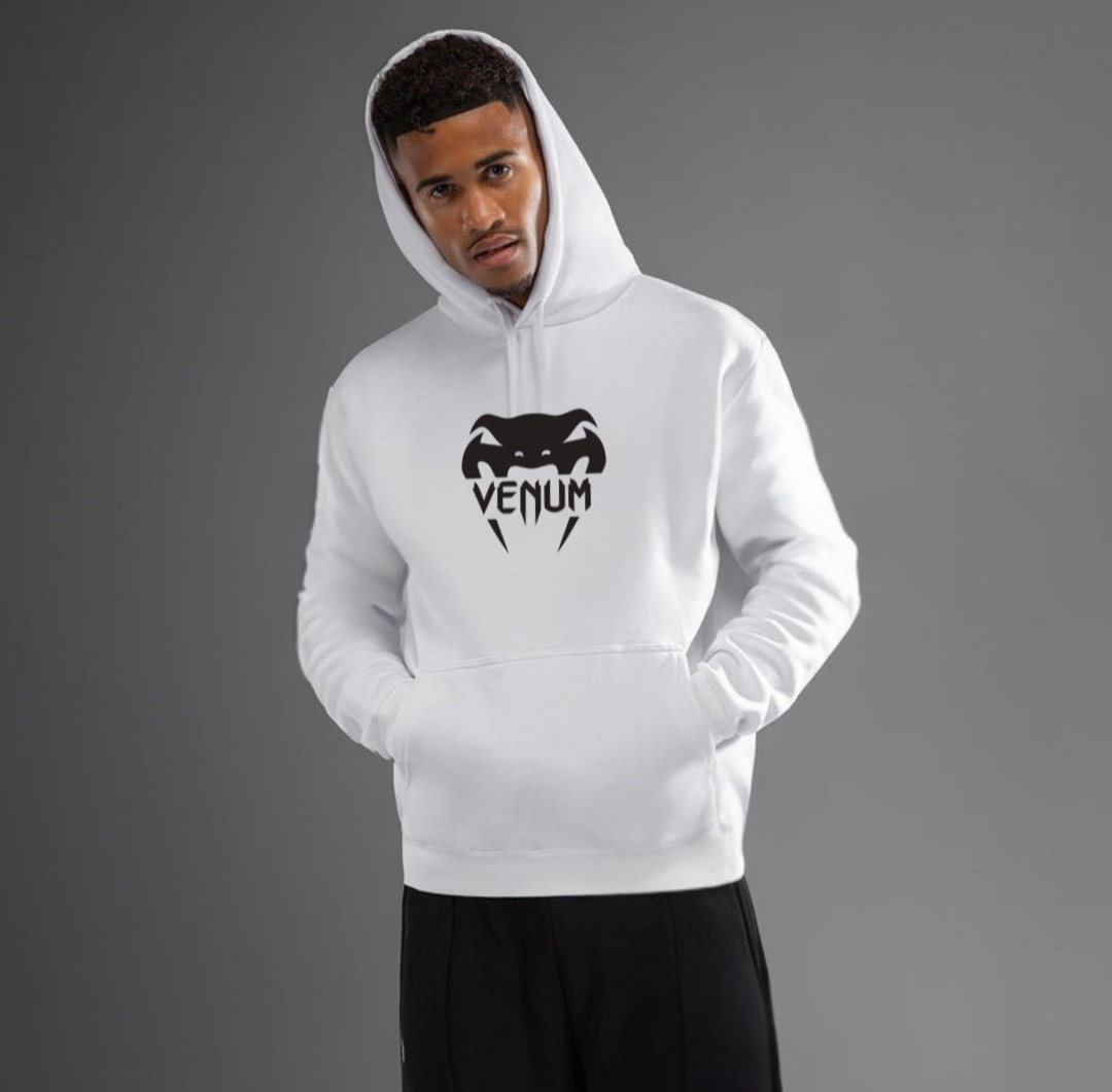 Venum Inspired Unisex Midweight Softstyle Fleece Hoodie Athletic Fit Streetwear