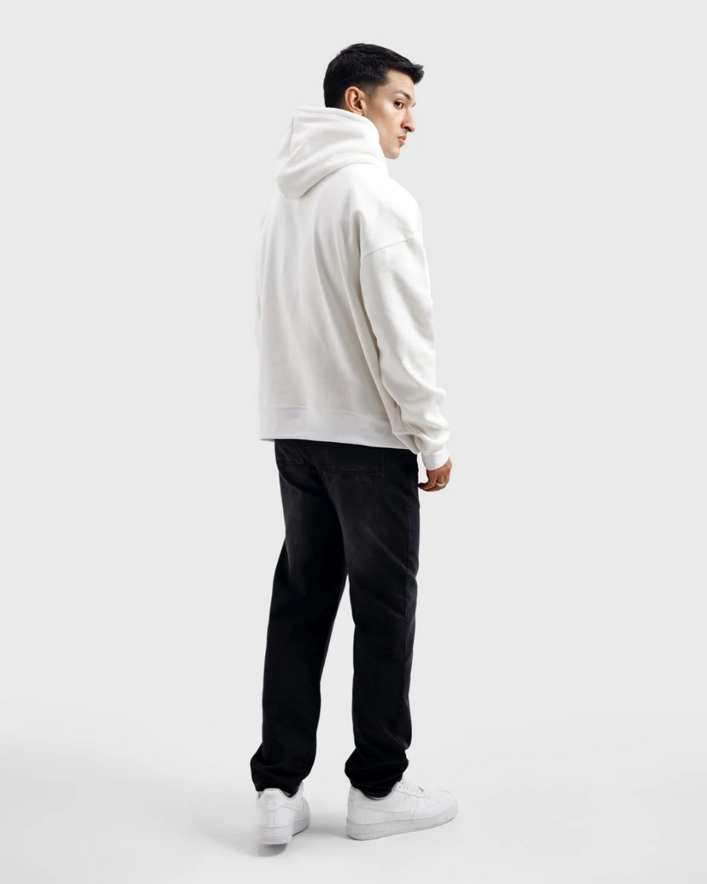 GX Special Signature Unisex Heavy Blend Premium White Hoodie