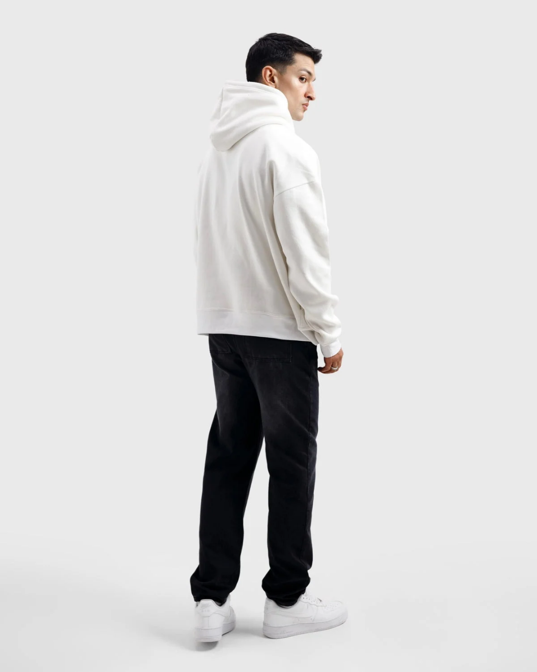 GX Special Signature Unisex Heavy Blend Premium White Hoodie