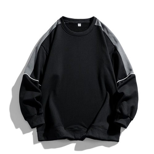New Men's Long-sleeve Crewneck Pullover Hoodie